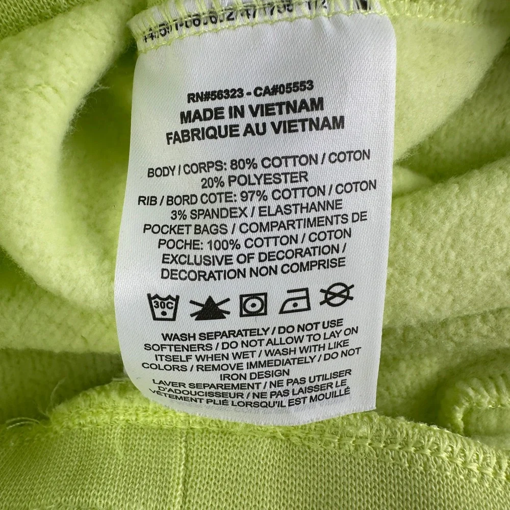 Nike Sweatpants Women's XL Lime Green Sportswear Fleece‎ Joggers Weight Lift Gym